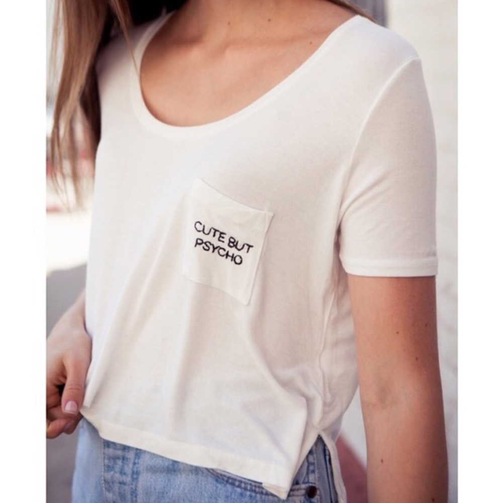 John Galt Brandy Melville Cute but Psycho Top